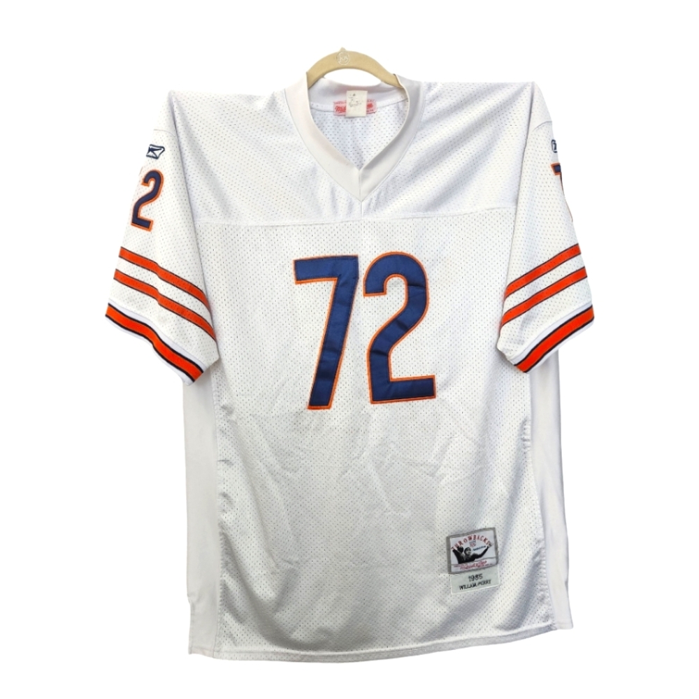Chicago Bears white NFL jersey William Perry Refrigerator size XL